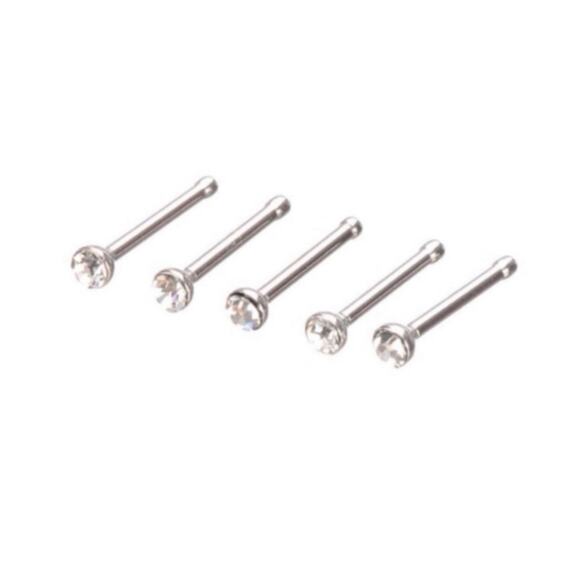 Spencer's Jewelry - 5 Crystal Nose Studs